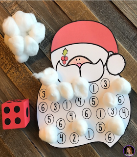 Christmas (December) Math and Literacy Centers for Preschool are perfect for your preschool centers in December.