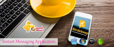 BirdsBeep mobile chat interface