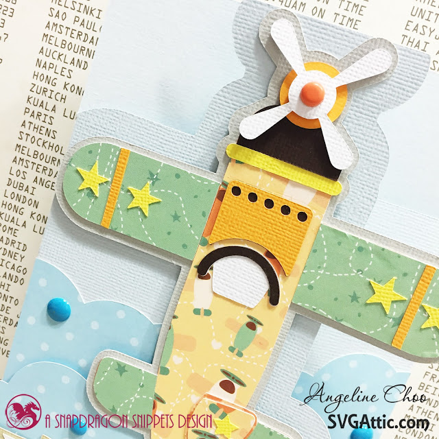 ScrappyScrappy: Birthday plane card #svgattic #scrappyscrappy #card #readyfortakeoff