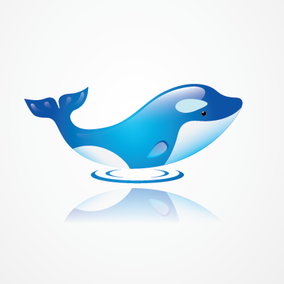Membuat logo ikan paus dengan adobe illustrator - BELAJAR 