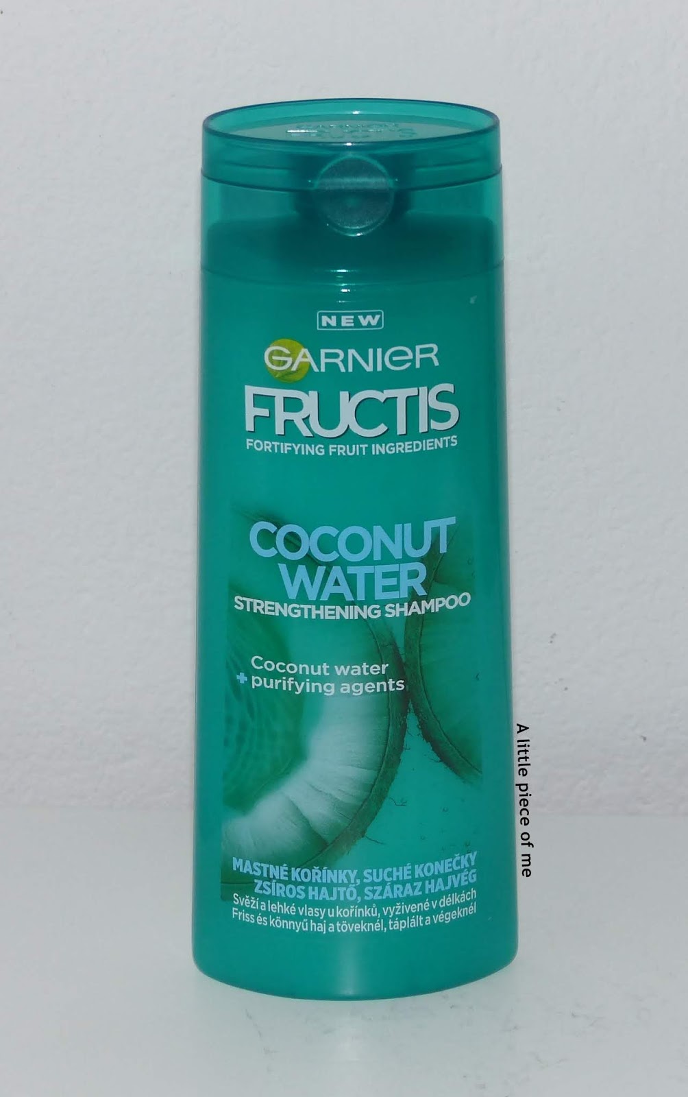 A little piece of me Garnier fructis Coconut water shampoo Review