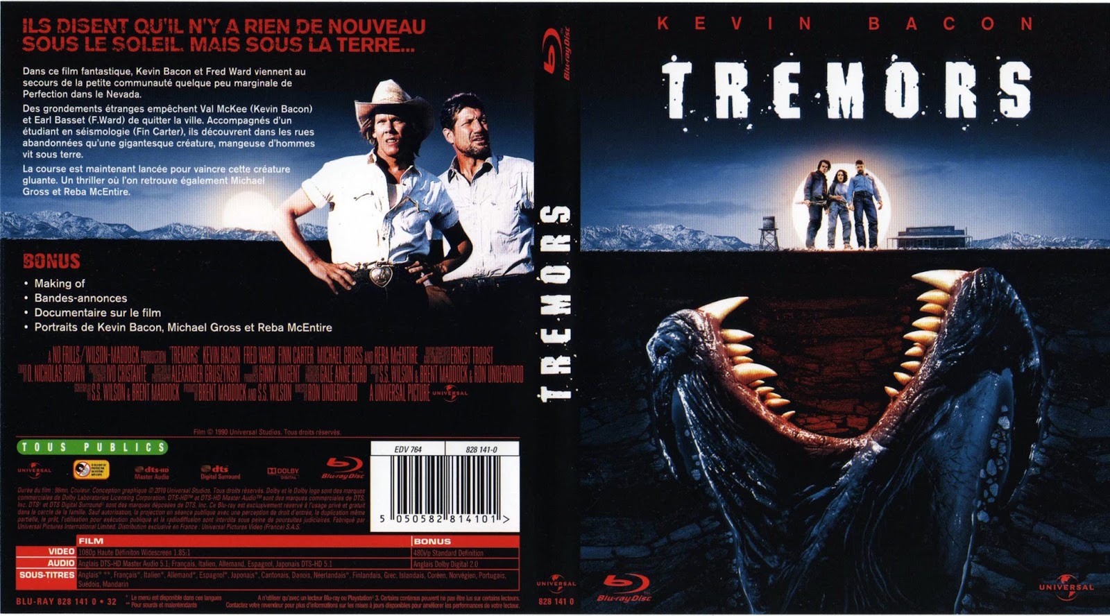 BLURAY JAQUETTES BLURAY Tremors