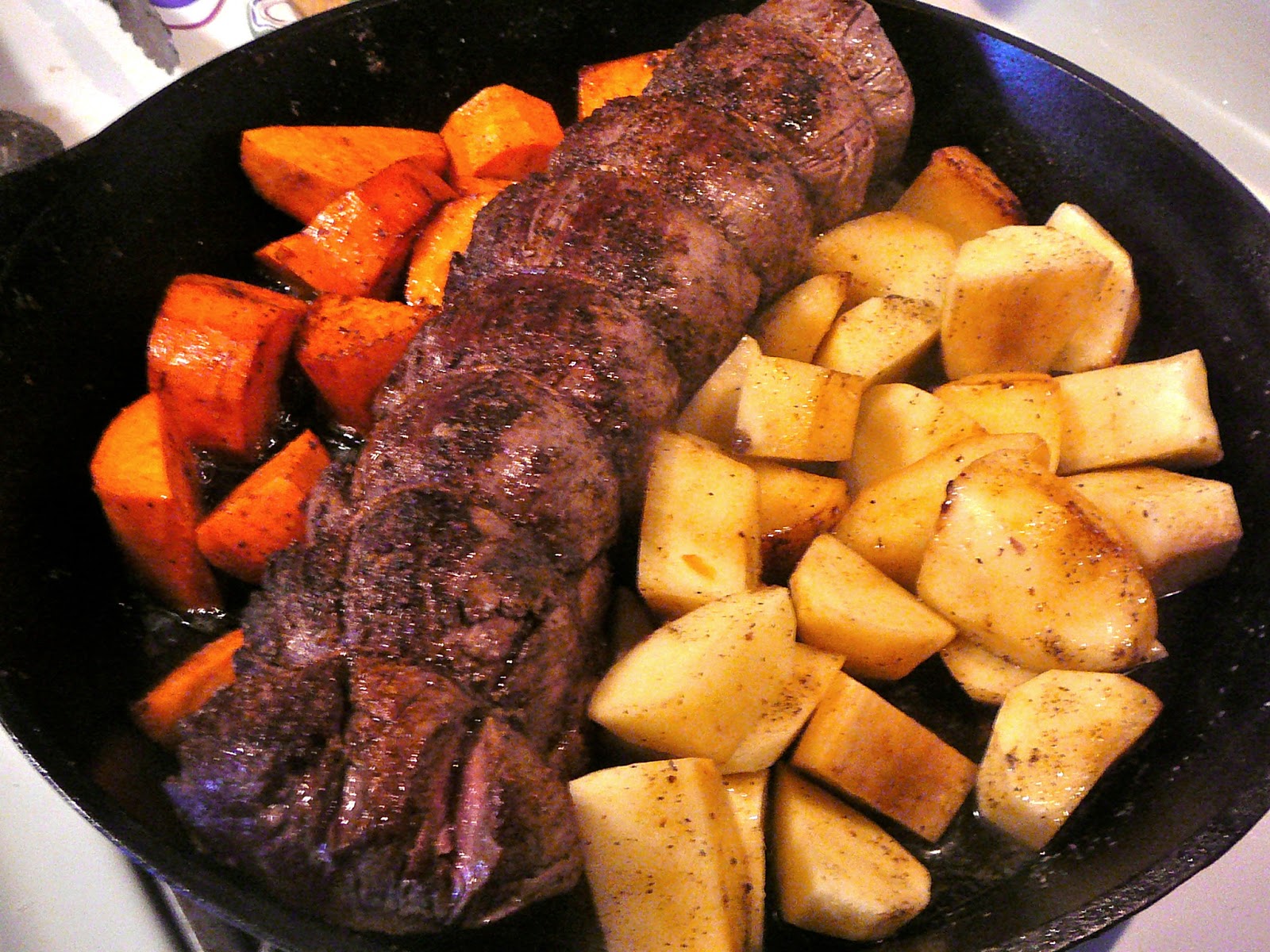 Beef Tenderloin In A Cast Iron Skillet Beef Poster