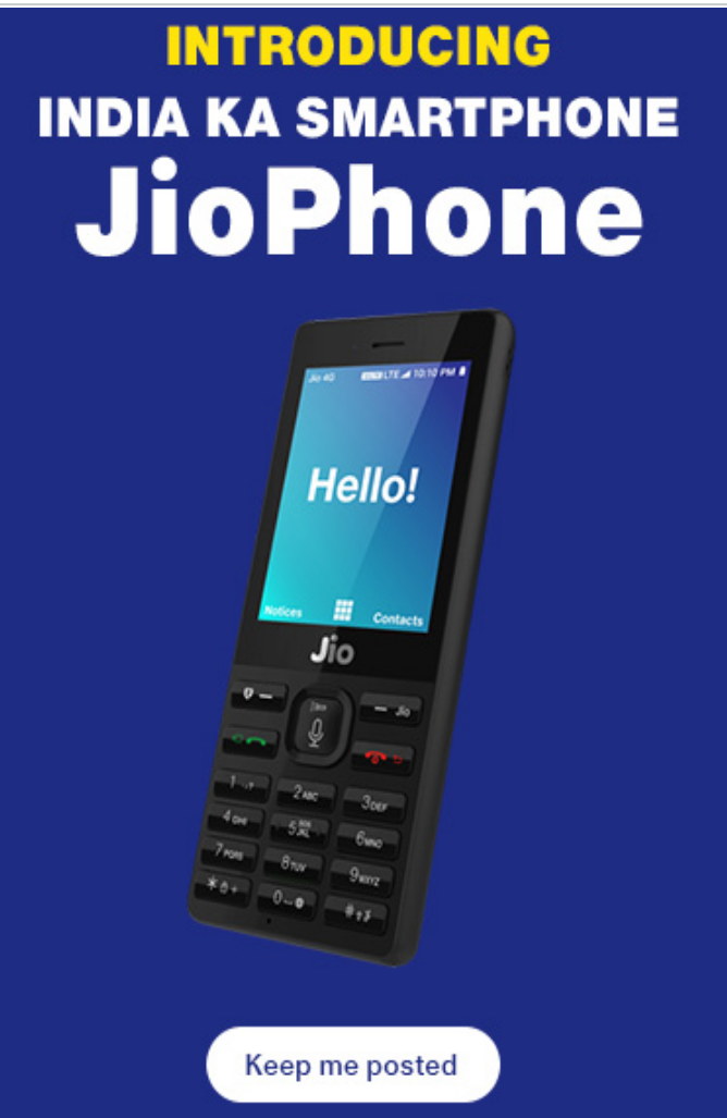 jio phone booking