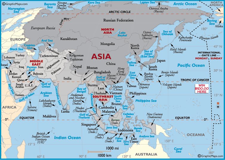 Three asian countries