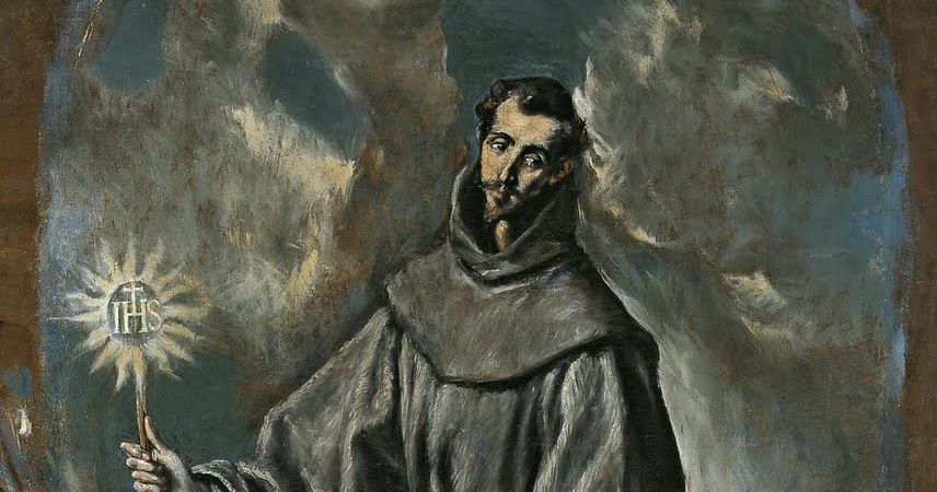 Imágenes El Greco. San Bernardino de Siena