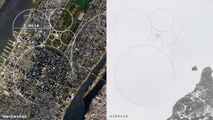 Compared to Manhattan, this is how much ground they covered with their artwork.