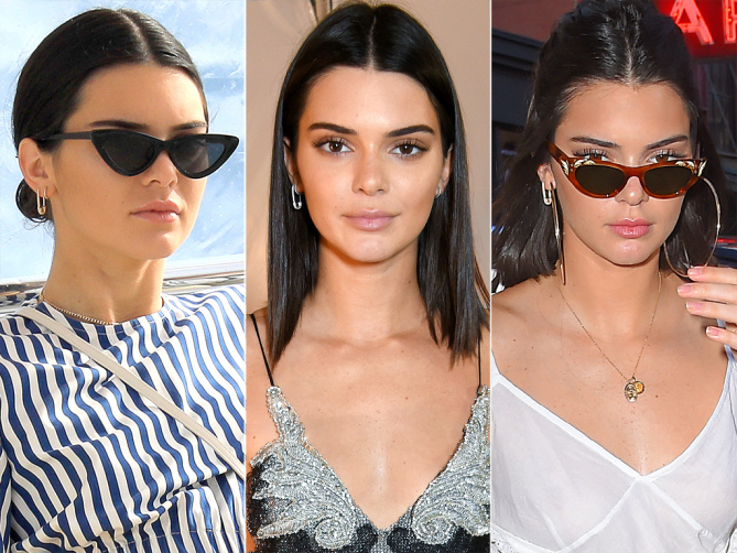 Sparkling Mode: Celebrity Jewels: Kendall Jenner safety pin earring