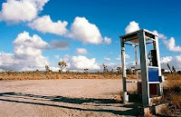 Telefono+desierto+Mojave+cabina+solitario