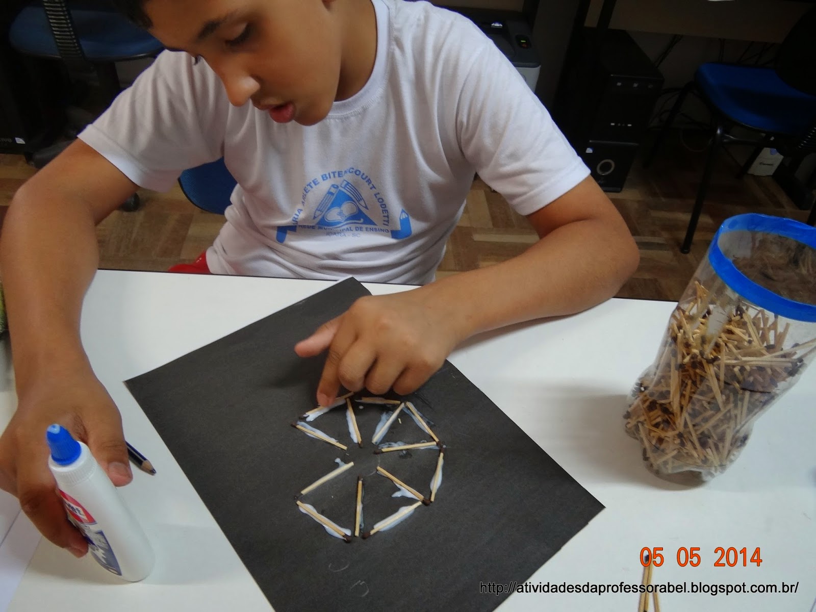 Professora Bel: Atividades com palitos de fósforos