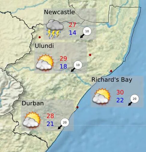 Hibiscus Tribune KZN WEATHER FORECAST FOR SUNNY SUNDAY hibiscus-tribune-kzn-weather-forecast-for-sunny-sunday