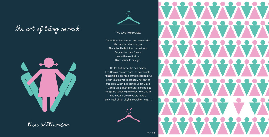 The Artof Being Normal Cover, Inside Flap and Endpapers