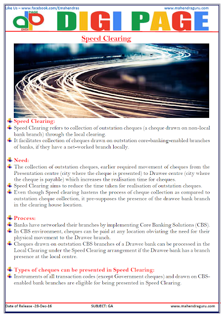 DP | SPEED CLEARING | 28 - DEC - 16 DP | SPEED CLEARING | 28 - DEC - 16