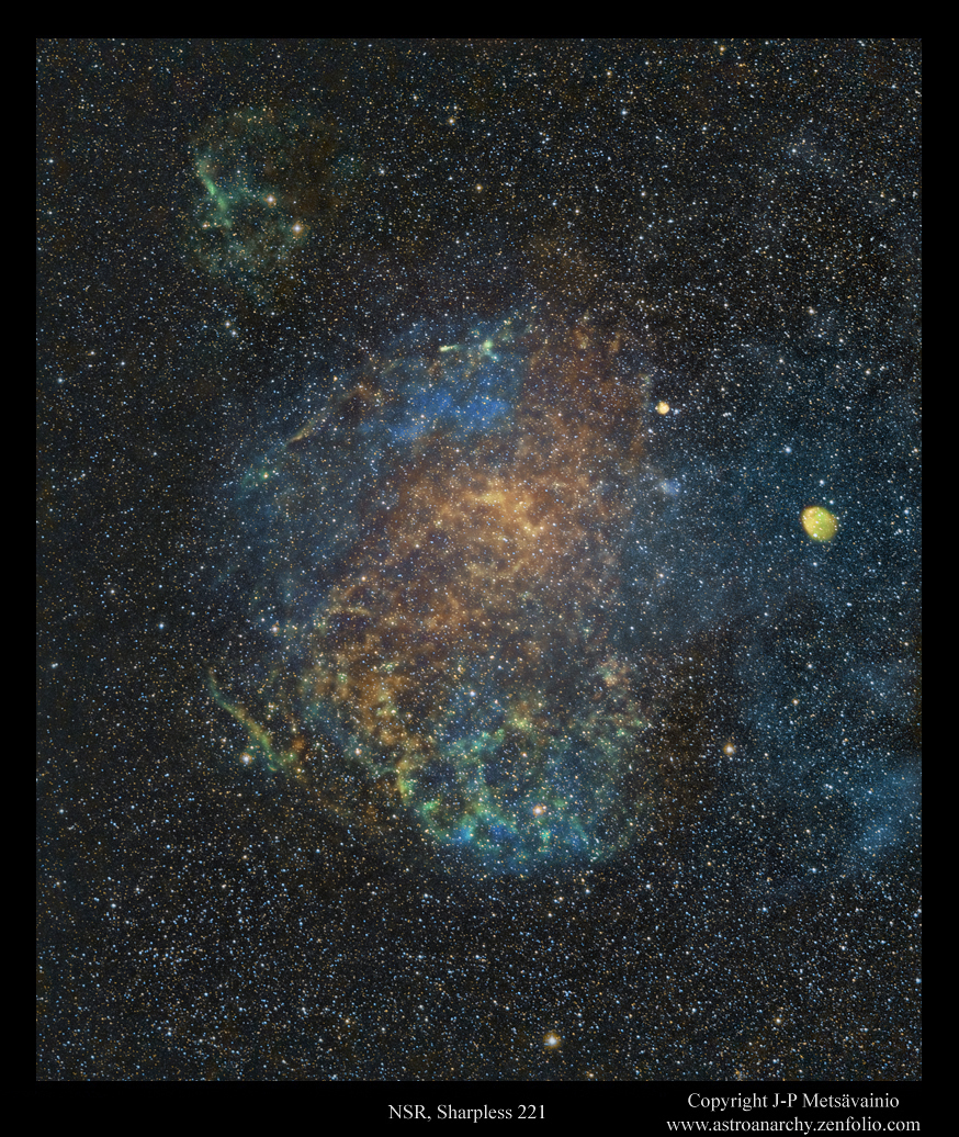 Astro Anarchy: Sh, a supernova remnant in Auriga
