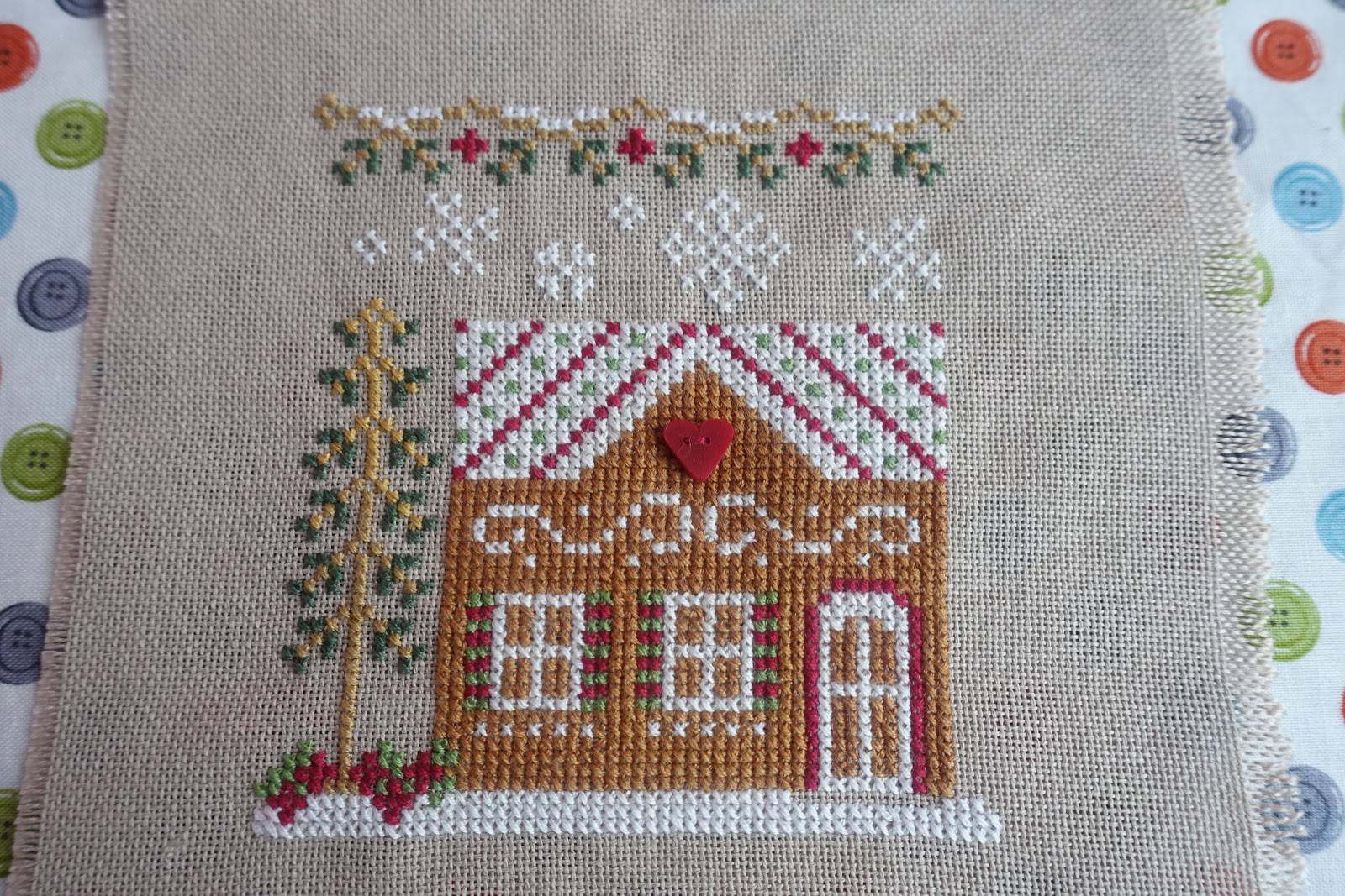 SIMPLY IN STITCHES First cross stitch finish of the year