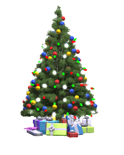 clipart christmas tree animated - photo #29