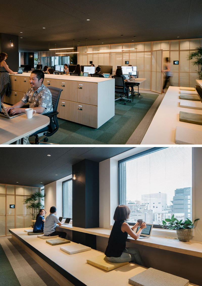 Thiết kế Văn phòng đẹp ở Tokyo thiết kế ấm áp như một căn nhà