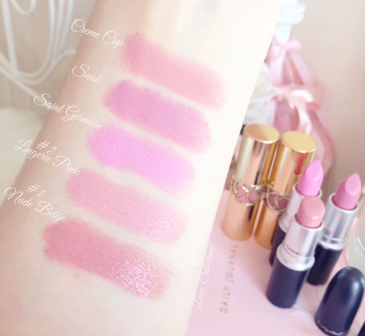 Five Favourite Pink Lipsticks Love Catherine