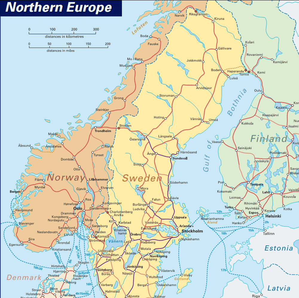 Kart over Norge Land | Kart over Norge By Regional Provinsen