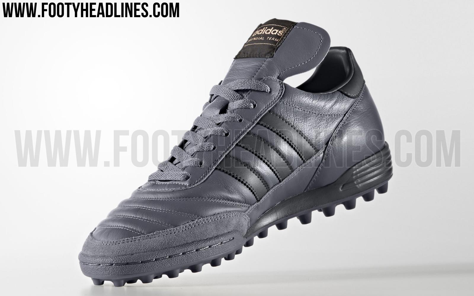 Grey Adidas Mundial Boots - Footy Headlines