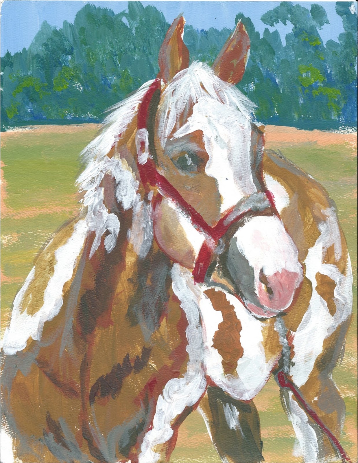 A little spotty Painting the Paint Horse