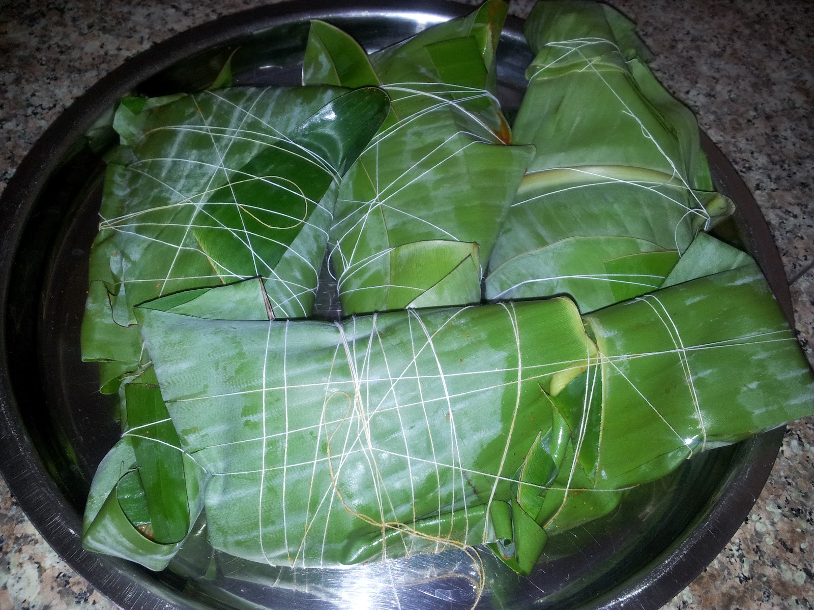 RECIPES FROM MY KITCHEN Fish Steamed in Banana Leaves