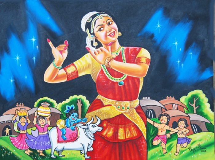 Ragunath Venkatraman Индийский художник.