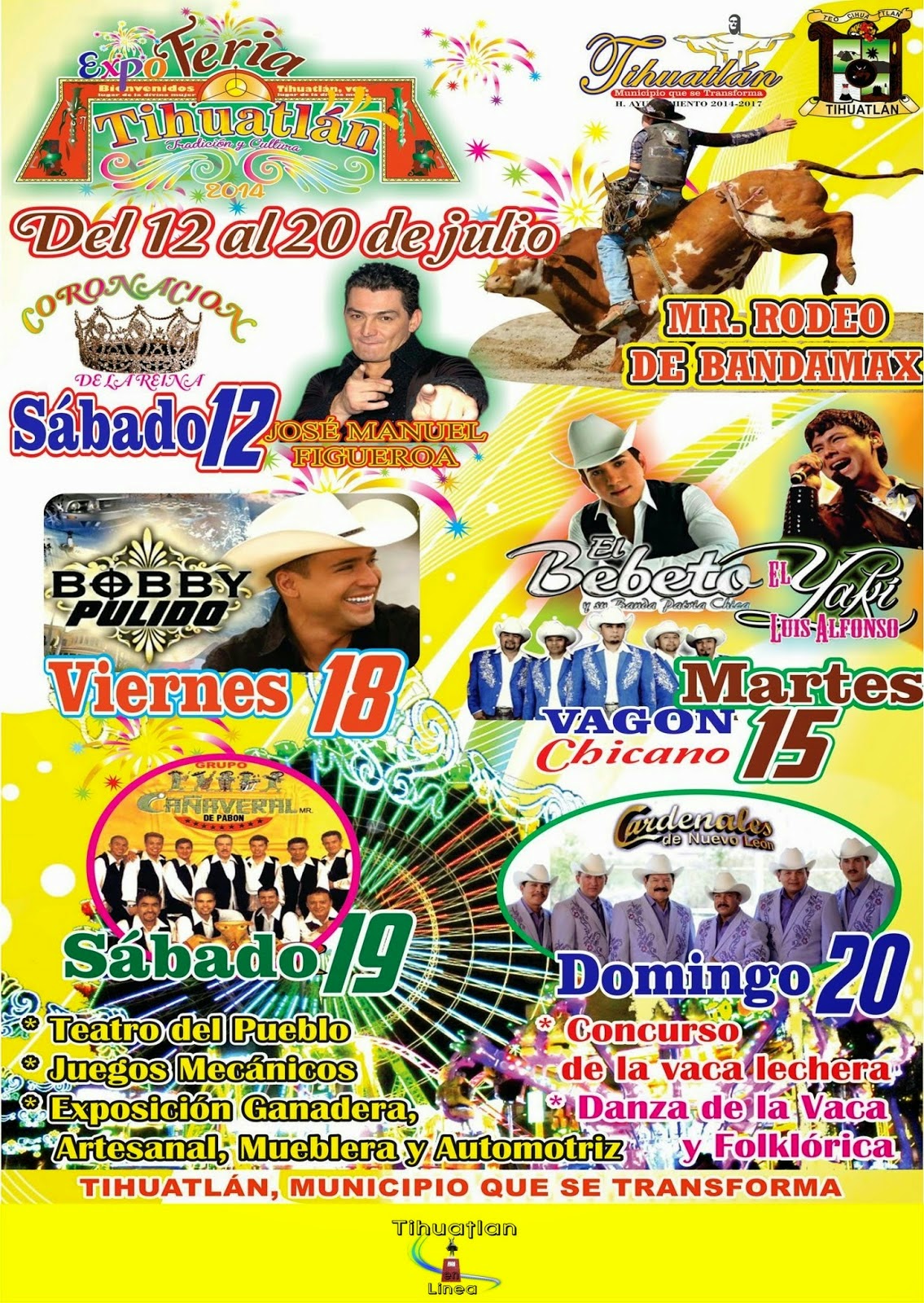 Programa Feria Tihuatlán 2014