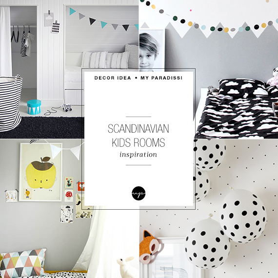 Scandinavian eclectic kids rooms | My Paradissi