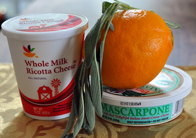 Ingredients for Orange Sage Ricotta Dip - Photo by Michelle Judd of Taste As You Go