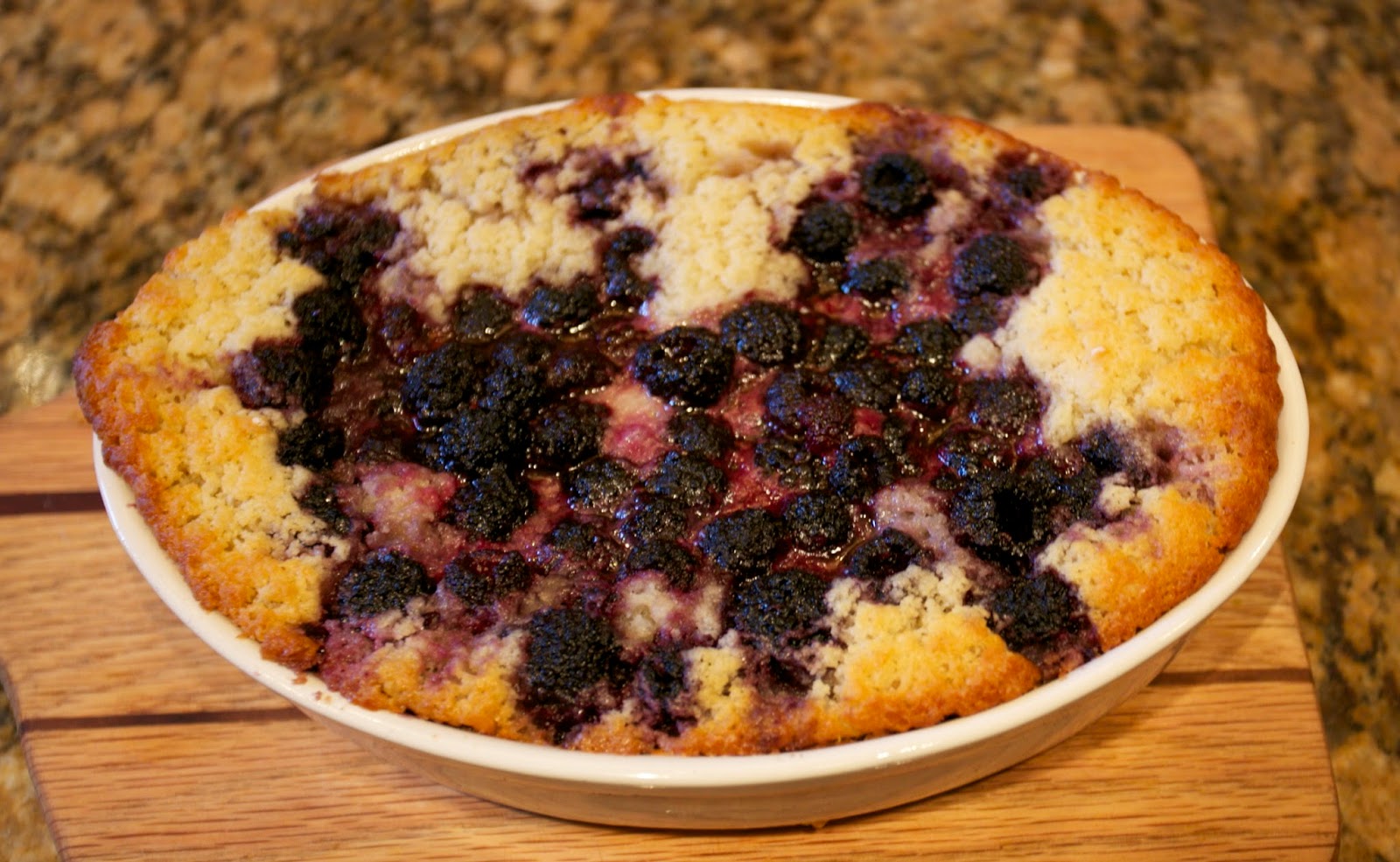 Black Raspberry Cobbler and a Gift