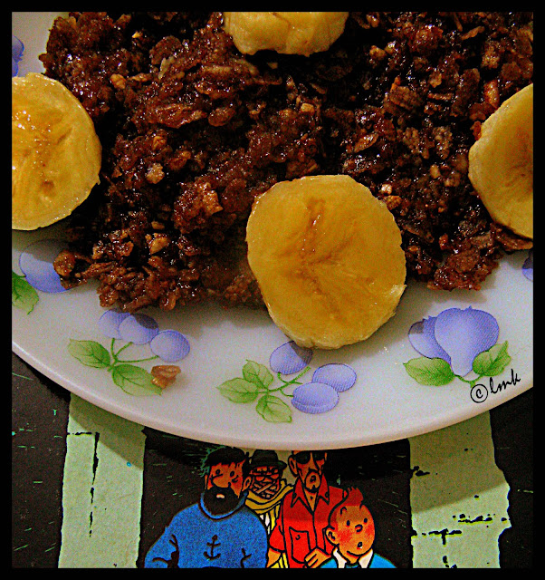 Aval Kerala Recipe, Flattened Rice flakes with banana