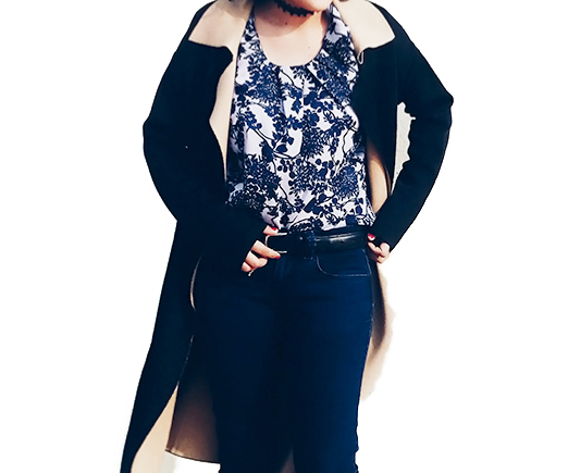BLACK MEETS NAVY | STYLE PANORAMA: FASHION AND ILLUSTRATION BLOG FROM DHEERA JOSHI mark and spencer , black leather belt