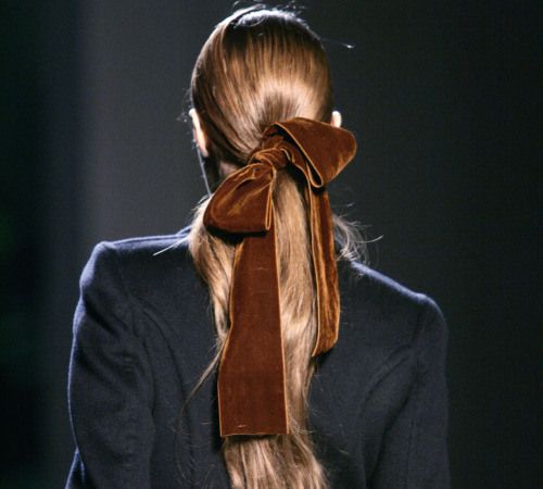 Fall style velvet bow ties