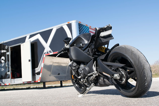 2014 EBR 1190rx with race trailer
