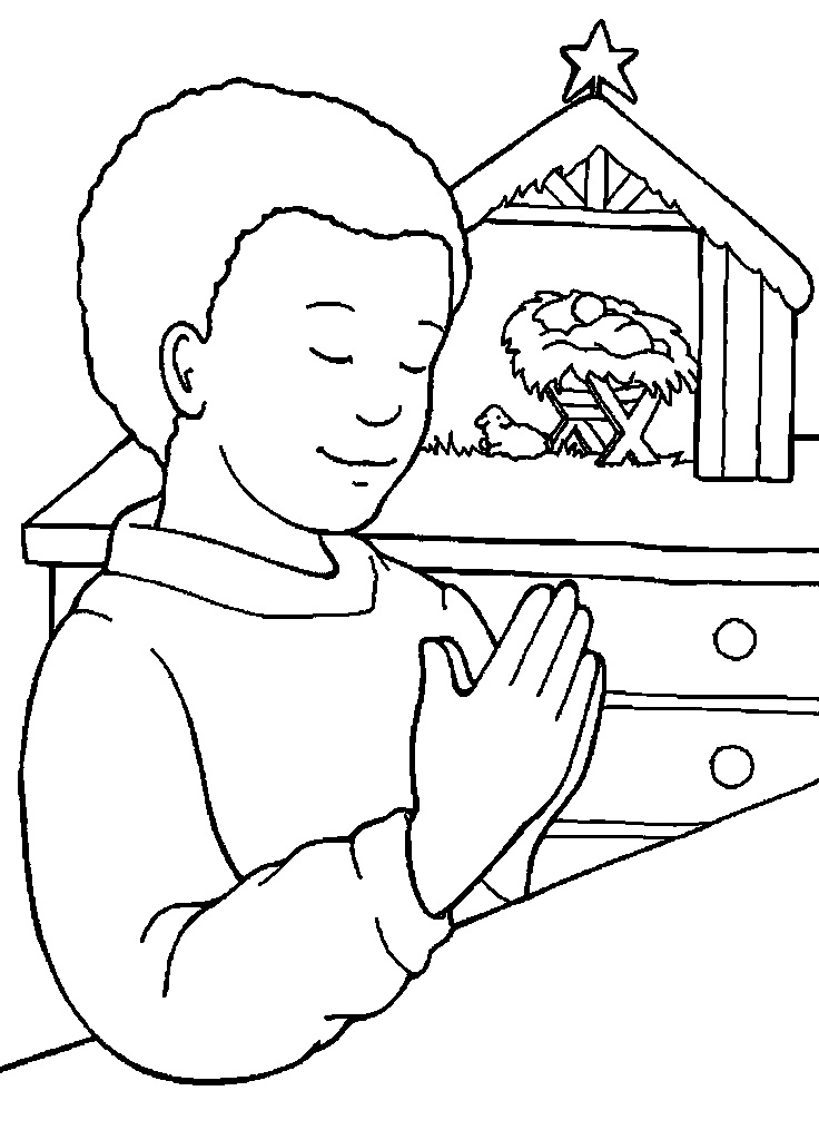 Praying Coloring Pictures For Kids Religious Coloring Pictures