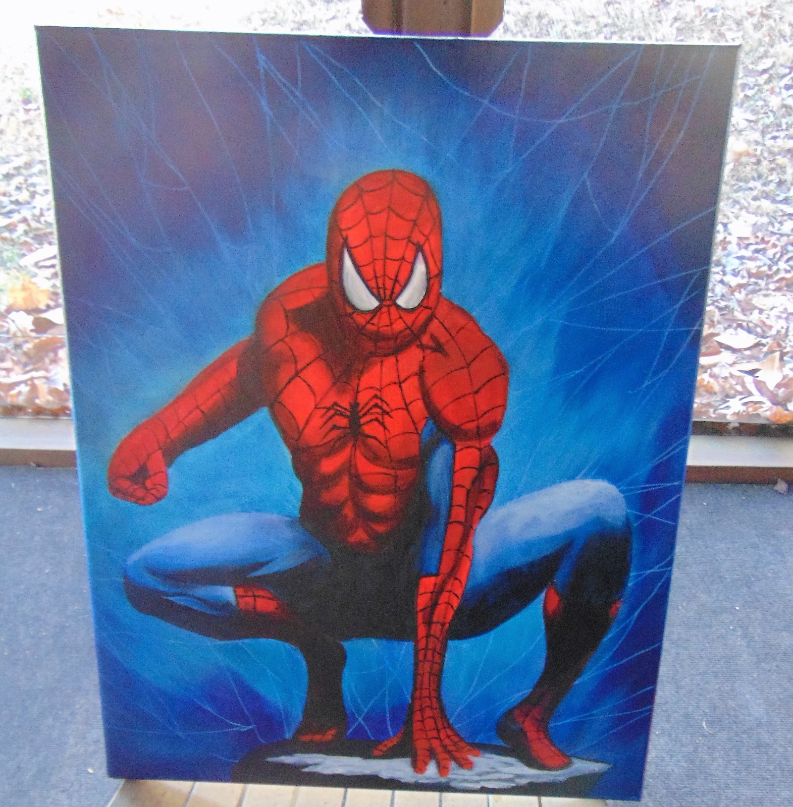 KRC Masterpiece Spiderman with DecoArt Premium Acrylic Paint
