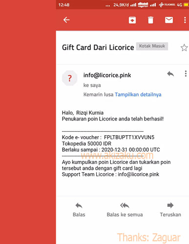 Licorice Indonesia: Aplikasi Penghasil Uang Rp 50.000 untuk Tokopedia, BliBli (Gratis)