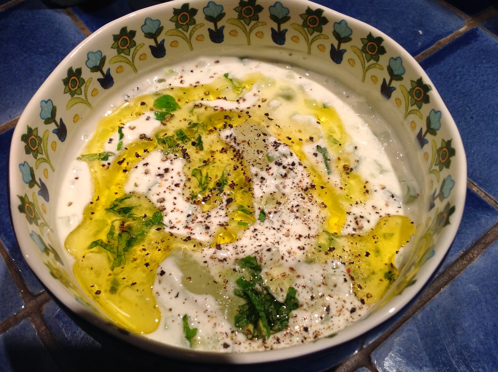 Mandy's VB6 Musings Cacık (Turkish Yogurt with Cucumber and Garlic)