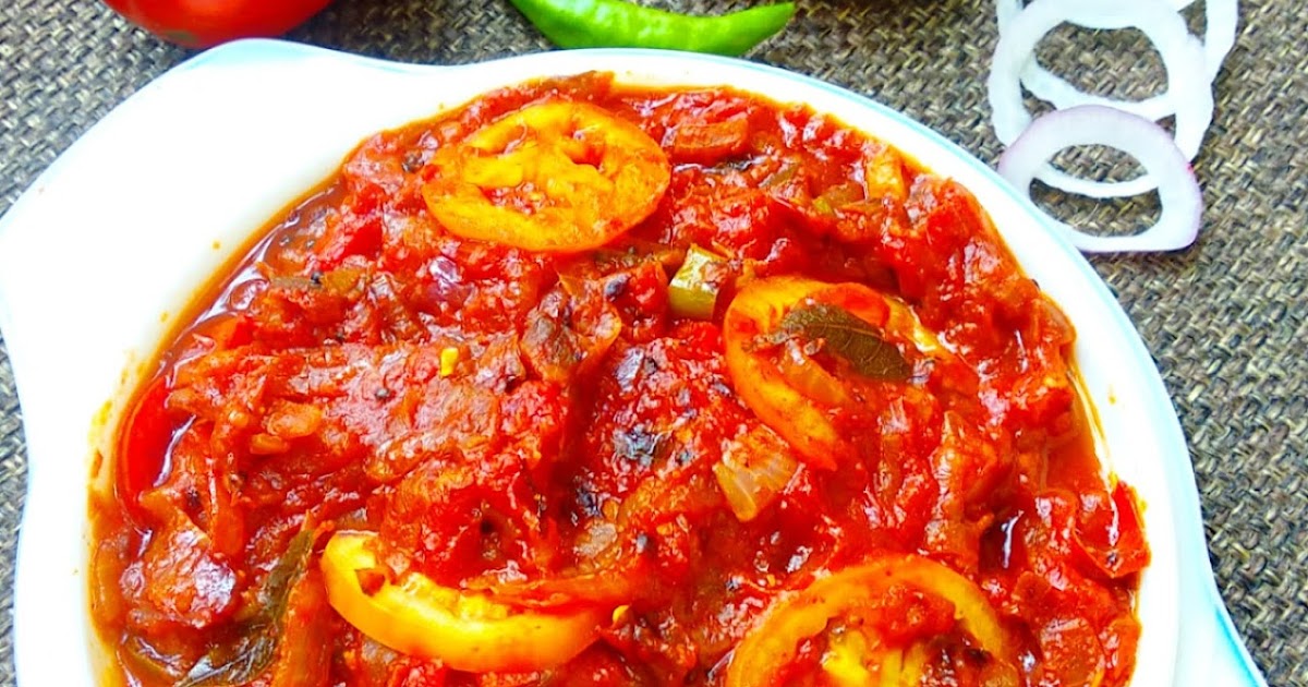 Easy 10Min Kerala Style Tomato Fry