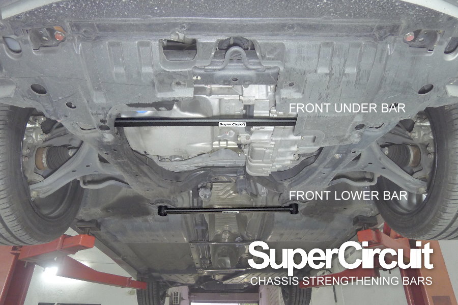 SUPERCIRCUIT CHASSIS STRENGTHENING BARS: 2018