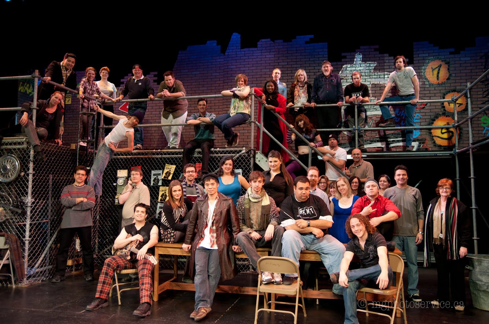 The Pursuit BMT's RENT Production Team Picture