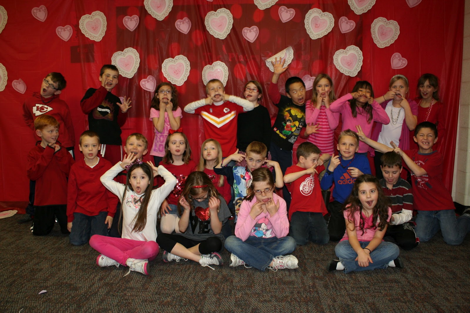 Between the Screams: 2nd Grade Valentine Party