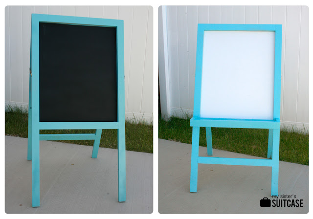 painted easel
