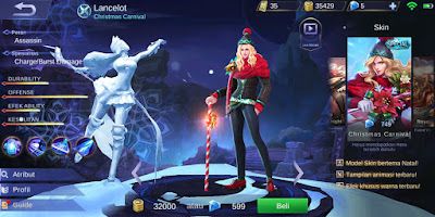 Skin Natal Hero Lancelot Mobile Legends Skin Natal Hero Lancelot Mobile Legends