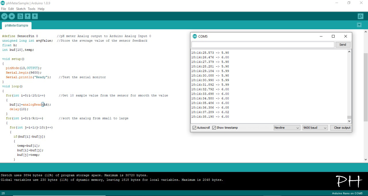 Project Hub: pH Sensor Interface With Arduino