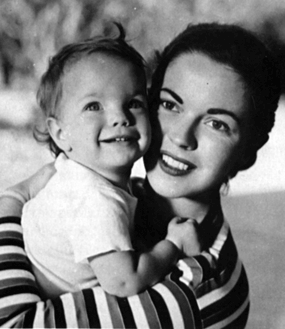 Shirley Temple with daughter Lori