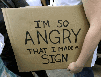 sign on cardboard says I'm so mad I made a sign