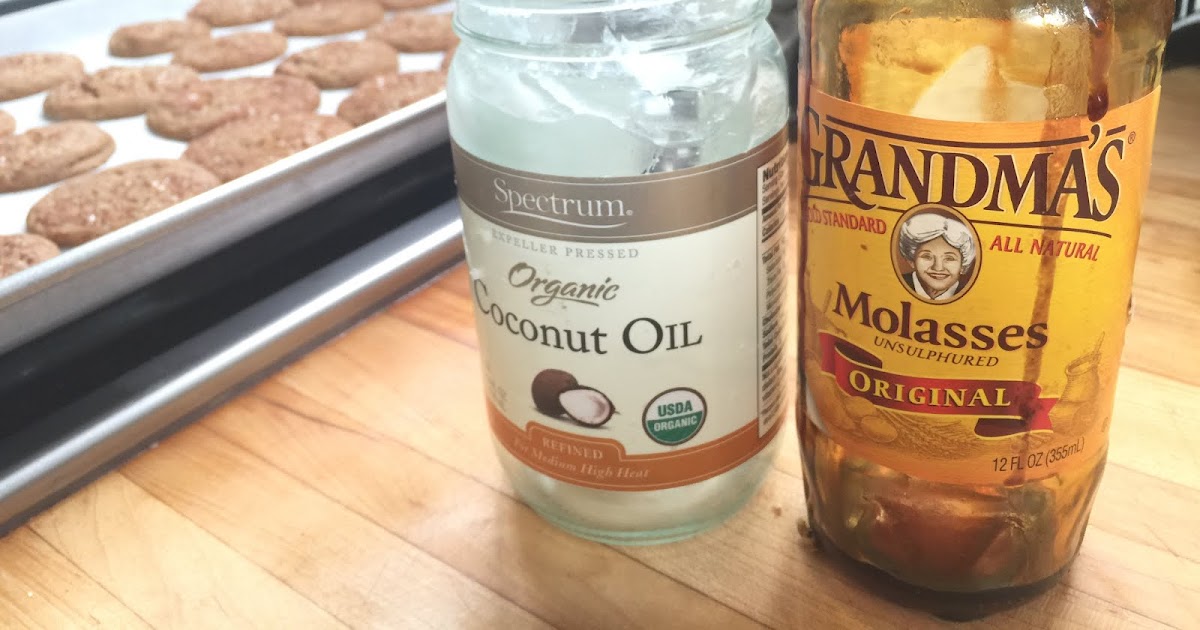 FEAST EVERYDAY Molasses Cookies (with Coconut Oil)