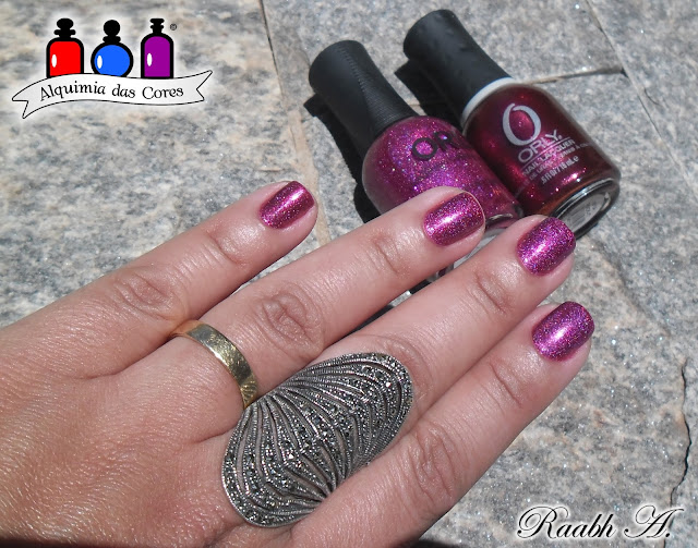 Metálico, Holográfico, Miss Conduct, Cobertura holográfica, DRK Nails, Rock It, Orly Mineral FX, Orly Nail Polish